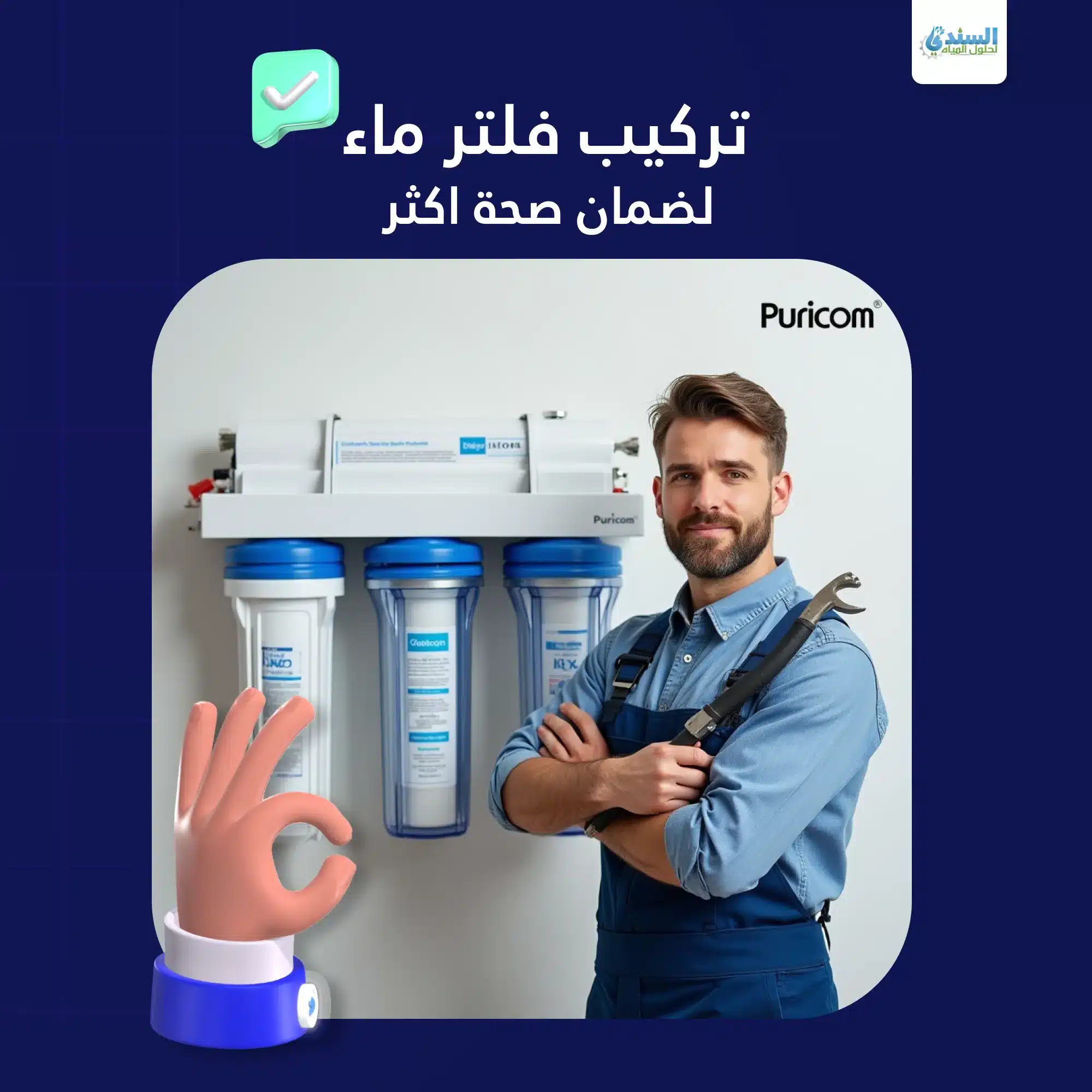 فلتر المياه المنزلي